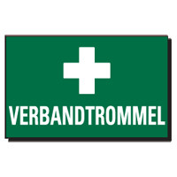 TSD 11 VERBANDTROMMEL + groen-wit