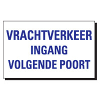 TSD 20 Vrachtverkeer stickers