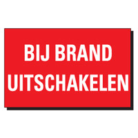 TSD 23 BIJ BRAND UITSCHAKELEN rood-wit