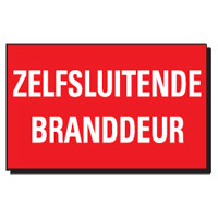 Voorbeeld 9 ZELFSLUITENDE BRANDDEUR