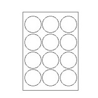 laser & copier 63.5 mm. rond
