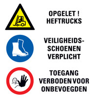 Bord 9 Instructie Calamiteiten 3 pictogrammen