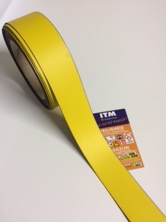 Geel magneetband