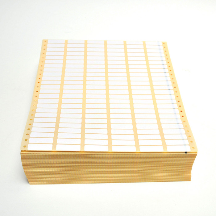 Data matrix 35 x 11 mm. 6 baans