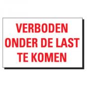 TSD 24 Verboden onder de last te komen