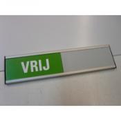Deurborden Vrij-Bezet Deurborden Vrij-Bezet
