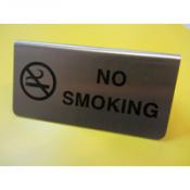 Tafelbordje NO SMOKING RVS