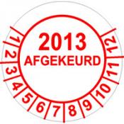 AFGEKEURD - 2022 - keuringssticker rond