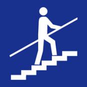 Trap leuning vasthouden bord Trap leuning vasthouden bord