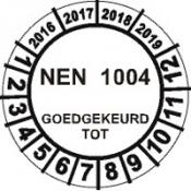 Keuringssticker 13F NEN1004 Keuringssticker 13F NEN1004