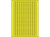 Gele weefsel etiketten zonder kader 10 x 15 mm. (336 stuks per vel, 10 vel per verpakking) Gele weefsel etiketten zonder kader 10 x 15 mm. (336 stuks per vel, 10 vel per verpakking)
