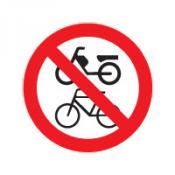 Fiets en bromfiets verbod sticker Fiets en bromfiets verbod sticker