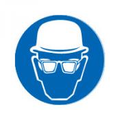 Helm en bril sticker Helm en bril sticker