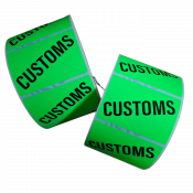 CUSTOMS sticker