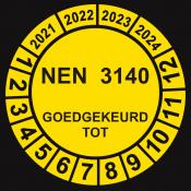 NEN 3140 geel